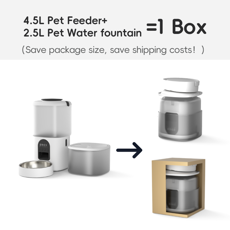 Tuya Video Wifi Control Control Dog Cat Feefleer Dispensador Smart Remote Connected 4L Alimentador de alimentación automática de mascotas con cámara