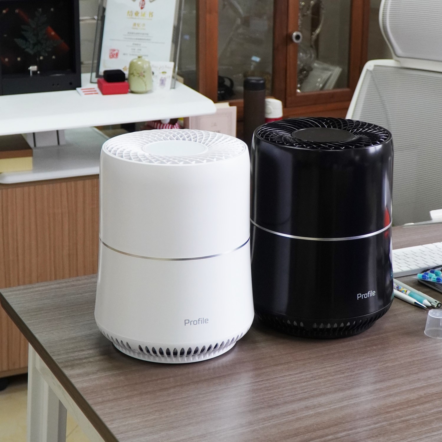 Purificador de aire de bajo consumo de habitación con control de aplicaciones WiFi