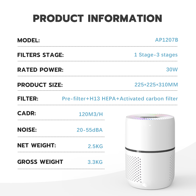 Escritorio de escritorio UV Aromaterapia Desktop Ozone Ozone Purificador de aire libre para el hogar